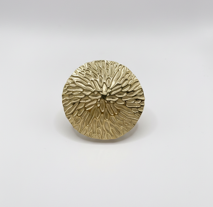 EMIRAH Gold Textured Ring