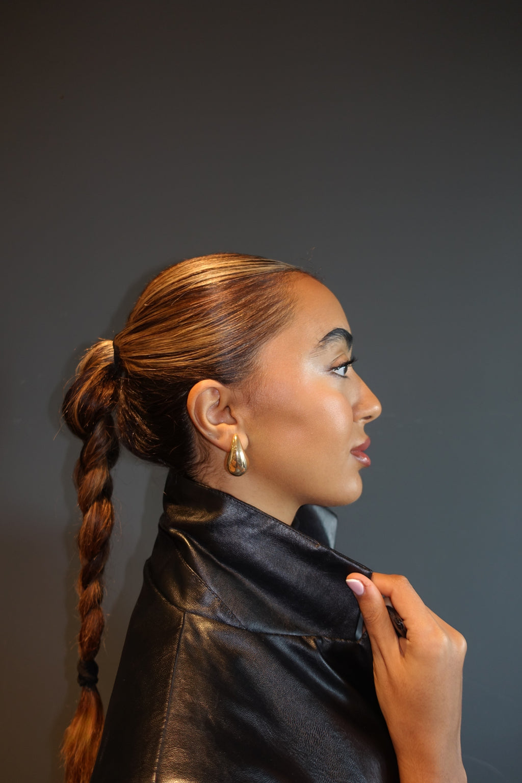 AMBRE DROP EARRINGS GOLD