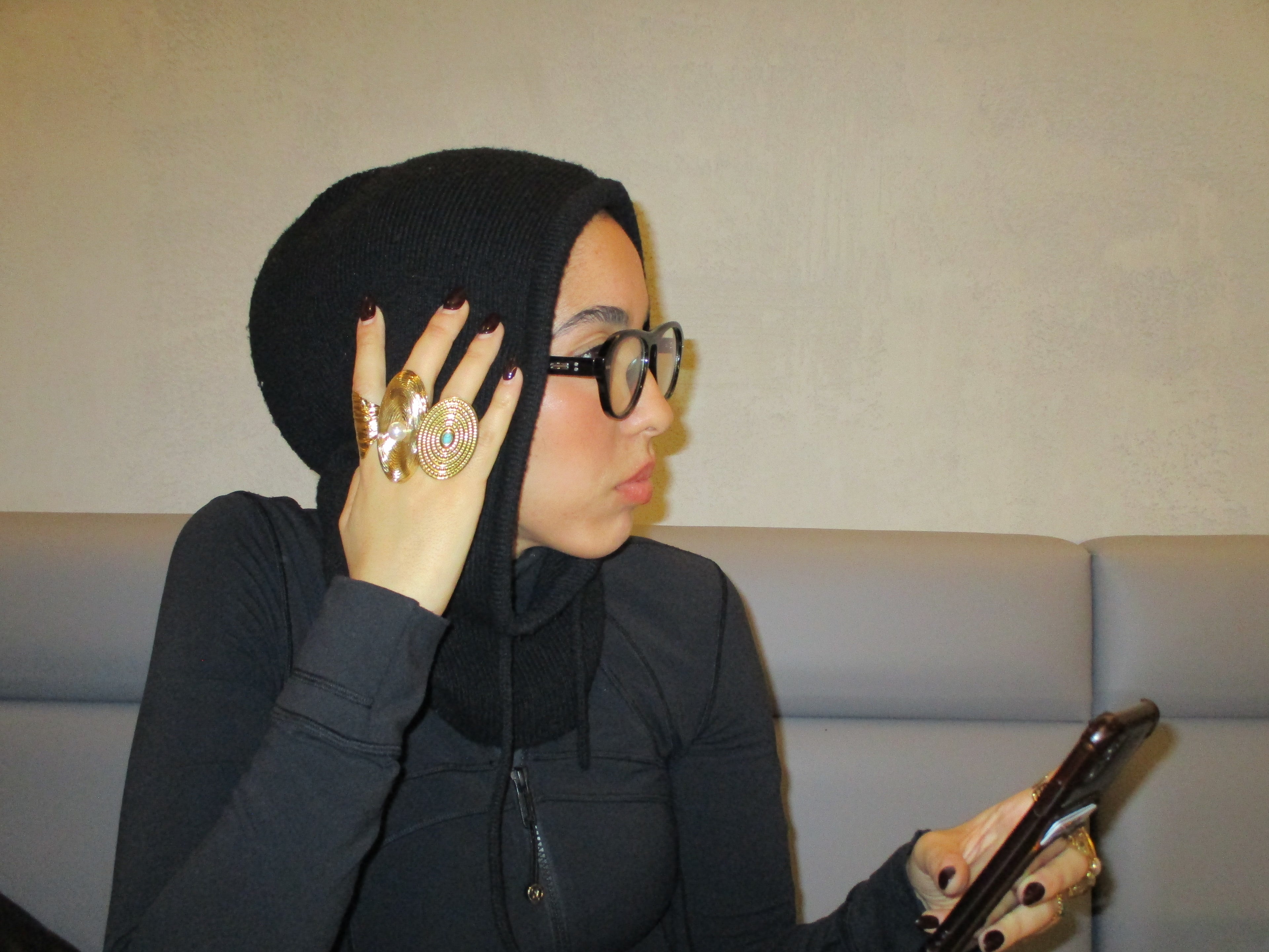 MAÏA Oversized Oval  Gold Pearl Ring