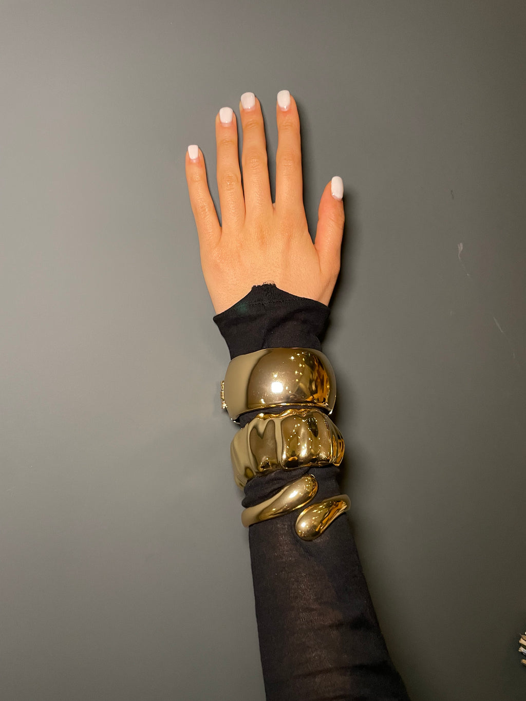 AMAYA Gold Sculptural Bracelet